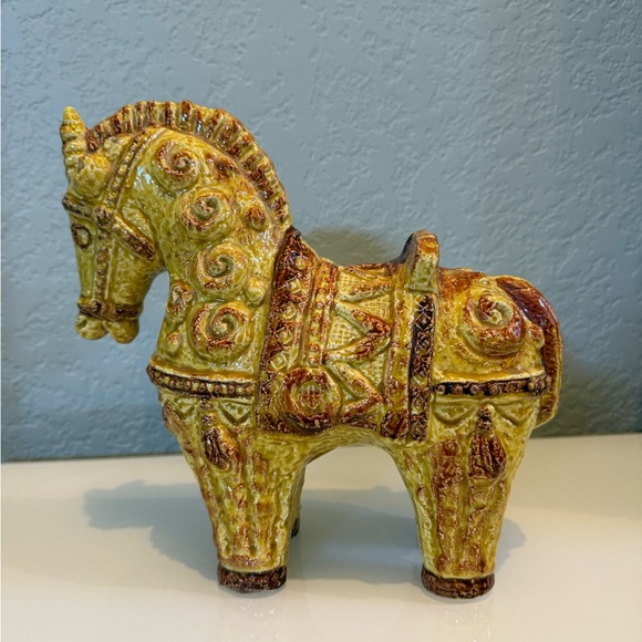 Vintage Japan Napcoware Horse Unicorn Trojan
Ceramic Sculpture Figure - 10" Tall - Picture 1 of 9
